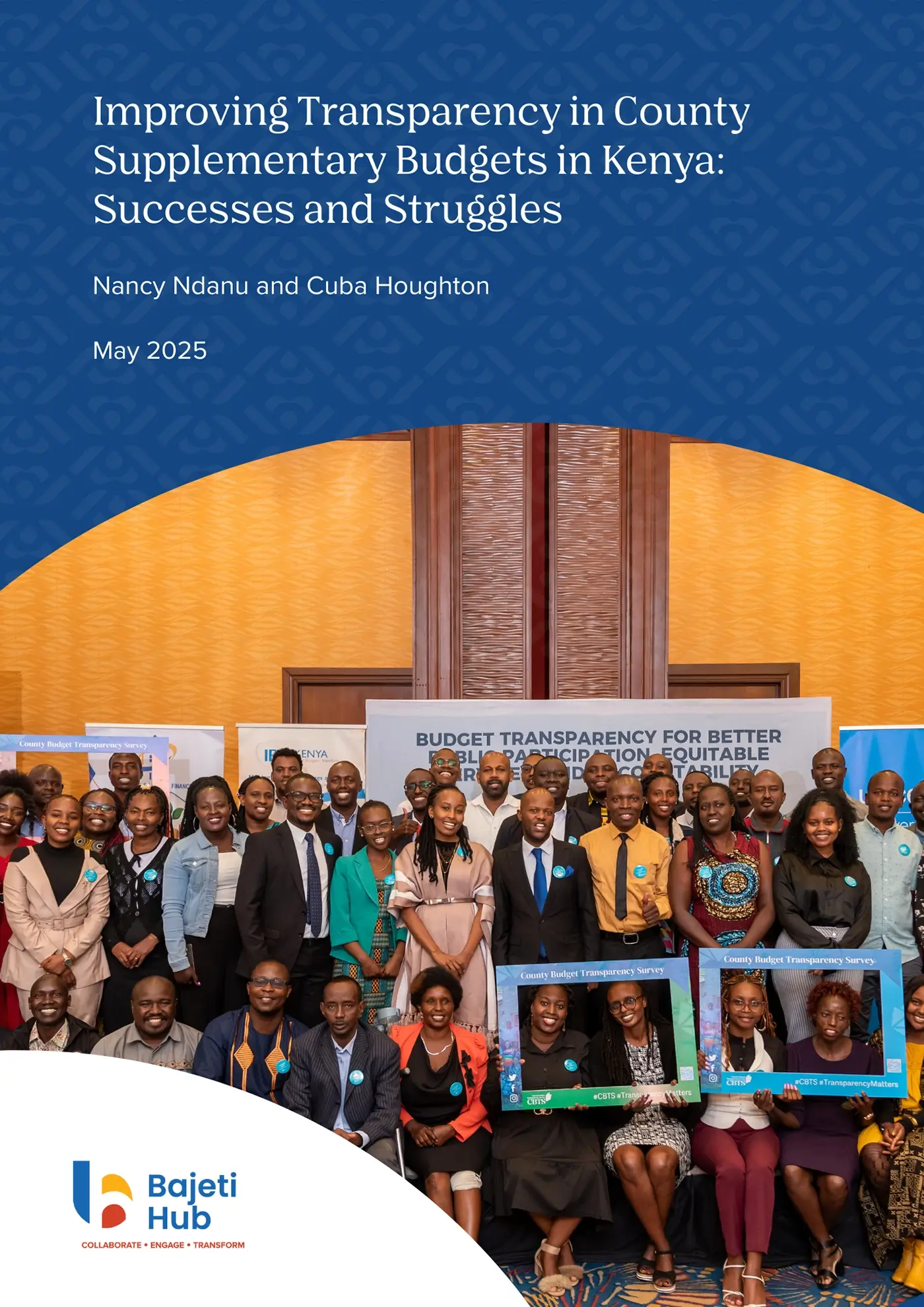 Bajeti Hub Improving Transparency in County Supplementary Budgets in Kenya Cover